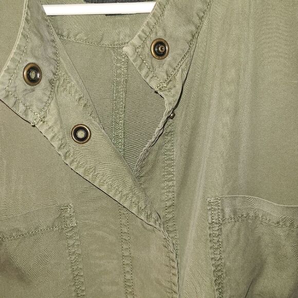 Sanctuary By Anthrpologie Dark Green Utility Jacket - Picture 3 of 5